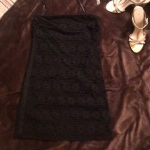 Juicy Couture! 🆕Black crochet strapless dress 🏆